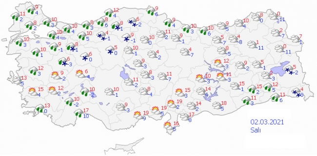 Soğuk ve yağışlı hava geliyor